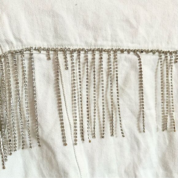 Big water blue sky white denim jacket - Picture 7 of 9